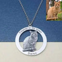 Personalized Engraved Pet Photo Keychain Custom Jewelry Gift Personalized Engraved Pet Photo Keychain Custom Jewelry Gift