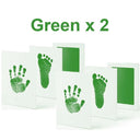 Baby Handprint Footprints Ink Pads Kit Capture Memories Safely Baby Handprint Footprints Ink Pads Kit Capture Memories Safely