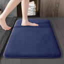 Thickened Solid Color Bathroom Flannel Foot Mat Non-Slip Thickened Solid Color Bathroom Flannel Foot Mat Non-Slip