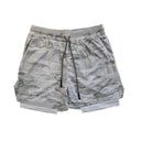 Men's Double Layer Fitness Shorts Stay Cool and Comfy Men's Double Layer Fitness Shorts Stay Cool and Comfy