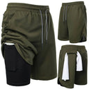 Summer Shorts For Mens Sports Sweatpants 2 In 1 Quick Dry Summer Shorts For Mens Sports Sweatpants 2 In 1 Quick Dry