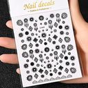 Celestial Gold Nail Art Sticker Set - Sun Moon Star Designs Celestial Gold Nail Art Sticker Set - Sun Moon Star Designs