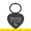 Personalized Engraved Pet ID Tag Keychain for Cats Dogs Personalized Engraved Pet ID Tag Keychain for Cats Dogs