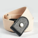 Elastic Waist Belt Buckle Free Comfort And Style For Women Elastic Waist Belt Buckle Free Comfort And Style For Women