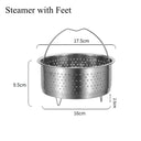 Steamer Basket with Silicone Handle 44 cm Stainless Steel Steamer Basket with Silicone Handle 44 cm Stainless Steel