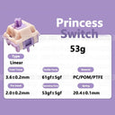 Princess Switch Tactile HIFI Mechanical Keyboard Switches Custom Options Princess Switch Tactile HIFI Mechanical Keyboard Switches Custom Options
