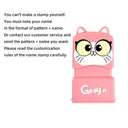 Custom Cartoon Name Stamp Set for Kids Waterproof Kit Custom Cartoon Name Stamp Set for Kids Waterproof Kit