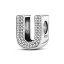 26 Letters Charm Beads For Pandora 925 Silver Bracelet 26 Letters Charm Beads For Pandora 925 Silver Bracelet