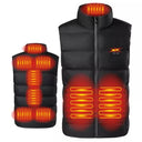 9 Areas Heated Vest Jacket USB Men Winter Hunting Jacket 9 Areas Heated Vest Jacket USB Men Winter Hunting Jacket