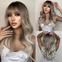 Blonde Wavy Synthetic Hair Wig For Effortless Style Comfort Blonde Wavy Synthetic Hair Wig For Effortless Style Comfort
