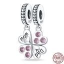 Sparkling Zircon Heart Charm Pendant Sterling Silver Jewelry Sparkling Zircon Heart Charm Pendant Sterling Silver Jewelry