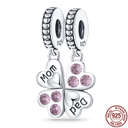 Zircon Heart Charm Pendant Sparkling Sterling Silver Jewelry Zircon Heart Charm Pendant Sparkling Sterling Silver Jewelry