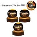 3D Moon Lamp USB Galaxy Crystal Ball Night Light Decor 3D Moon Lamp USB Galaxy Crystal Ball Night Light Decor