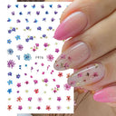 3D Sakura Blossom Nail Art Stickers for Elegant Designs 3D Sakura Blossom Nail Art Stickers for Elegant Designs
