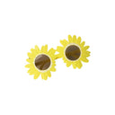 Whimsical Daisy-Shaped Sunflower Sunglasses for Parties Whimsical Daisy-Shaped Sunflower Sunglasses for Parties