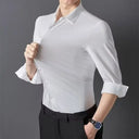X- Stretch Men's Long-sleeved Shirt Formal Social Non-iron X- Stretch Men's Long-sleeved Shirt Formal Social Non-iron