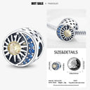 925 Silver Charm Bracelet with Zircon Pendant Beads DIY Jewelry 925 Silver Charm Bracelet with Zircon Pendant Beads DIY Jewelry