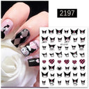 Adorable Cartoon Hello Kitty Nail Sticker Set for Nail Art Adorable Cartoon Hello Kitty Nail Sticker Set for Nail Art