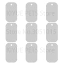 Aluminum Customized Pet ID Tags Personalized Dog Tag Set Aluminum Customized Pet ID Tags Personalized Dog Tag Set