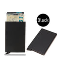 DIENQI Carbon RFID Wallet Male Mini Slim Money Card Holder DIENQI Carbon RFID Wallet Male Mini Slim Money Card Holder
