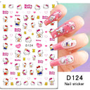 Adorable Cartoon Hello Kitty Nail Sticker Set for Nail Art Adorable Cartoon Hello Kitty Nail Sticker Set for Nail Art