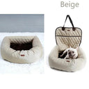 Dog Carrier Car Seat Pad: Stylish Waterproof Travel Bag Dog Carrier Car Seat Pad: Stylish Waterproof Travel Bag