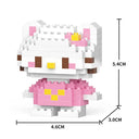 Hello Kitty Building Block Anime Figure Puzzle Ornament Gift Hello Kitty Building Block Anime Figure Puzzle Ornament Gift