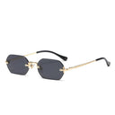 Unisex Rimless Rectangle Sunglasses with UV400 Protection Unisex Rimless Rectangle Sunglasses with UV400 Protection