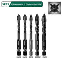 Greener Four Blade Hex Tile Drill Bits Set Premium Quality Greener Four Blade Hex Tile Drill Bits Set Premium Quality
