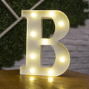 Battery-Operated LED Alphabet Lights for Home and Party Decor Battery-Operated LED Alphabet Lights for Home and Party Decor