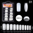 False Nail Extension Kit with Gel Tips & Tools for Professionals False Nail Extension Kit with Gel Tips & Tools for Professionals