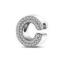 Hot Sale Silver Plated Color Letter Charm Beads for Women Hot Sale Silver Plated Color Letter Charm Beads for Women