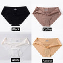 Silk Comfort Briefs Set: Luxurious Seamless Panties Women Silk Comfort Briefs Set: Luxurious Seamless Panties Women