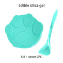 Pet Food Sealer Spoon Canned Lid Fresh-Keeping Silicone Cover Pet Food Sealer Spoon Canned Lid Fresh-Keeping Silicone Cover