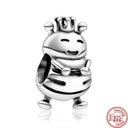 Sterling Silver Puppy Family Zircon Pendant For Dog Lovers Sterling Silver Puppy Family Zircon Pendant For Dog Lovers