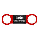 Slide-On Custom Pet Tag Personalized ID Silent Engraved Slide-On Custom Pet Tag Personalized ID Silent Engraved