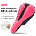 Comfortable 6-Color Gel Memory Foam Bicycle Seat Cover Comfortable 6-Color Gel Memory Foam Bicycle Seat Cover