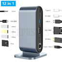 CERASTES New USB C Hub Type C 4KHD RJ45 VGA 4 USB 3.0 Hub CERASTES New USB C Hub Type C 4KHD RJ45 VGA 4 USB 3.0 Hub