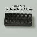 Weekly Portable Pill Organizer with 14 Compartments Weekly Portable Pill Organizer with 14 Compartments