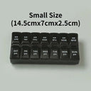 Weekly Portable Pill Organizer With 14 Compartments Weekly Portable Pill Organizer With 14 Compartments