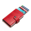 RFID Leather Wallet Card Holder With Secure Features RFID Leather Wallet Card Holder With Secure Features