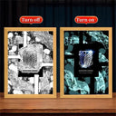 Attack On Titan LED Night Lamp For Anime Bedroom Decor Attack On Titan LED Night Lamp For Anime Bedroom Decor