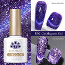 9D Cat Magnetic Gel Nail Polish Pink Purple UV Varnish Set 9D Cat Magnetic Gel Nail Polish Pink Purple UV Varnish Set