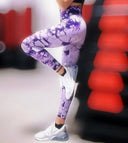 Trendy Tie-Dye Booty Lift Leggings Stylish High Waist Yoga Pants Trendy Tie-Dye Booty Lift Leggings Stylish High Waist Yoga Pants