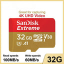 SanDisk Extreme MicroSDXC High Speed UHD Video Storage SanDisk Extreme MicroSDXC High Speed UHD Video Storage