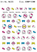 Adorable Cartoon Hello Kitty Nail Sticker Set for Nail Art Adorable Cartoon Hello Kitty Nail Sticker Set for Nail Art