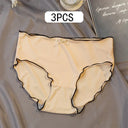 3 Pack Womens Antibacterial Ice Silk Seamless Underwear 3 Pack Womens Antibacterial Ice Silk Seamless Underwear