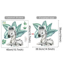 Jungle Animals Watercolor Vinyl Wall Stickers Elephant Giraffe Jungle Animals Watercolor Vinyl Wall Stickers Elephant Giraffe