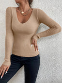 Cozy V Neck Pullover Sweater for Effortless Style Wear Cozy V Neck Pullover Sweater for Effortless Style Wear