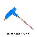 TOOPRE MTB Road Bicycle Allen Key T-Type Tool Set Wrench TOOPRE MTB Road Bicycle Allen Key T-Type Tool Set Wrench